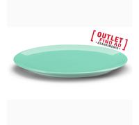 Piatto Rotondo da Portata, Torta, o Pizza diametro 32x32x h 2cm - in GRES adatto alla lavastoviglie colore Azzurro azzurro