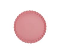 Piatto rotondo for pizza, teglia in ceramica for uso domestico(Pink,M)