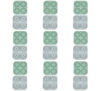 Piatto rotondo per cubetti di ghiaccio con coperchio in silicone per cocktail e dessert