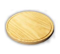 PIATTO ROTONDO PER PIZZA DIAMETRO 30 CM TAGLIERE IN LEGNO ACCESSORI DA CUCINA