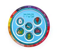 Piatto Seder in melamina Pasqua per bambini.