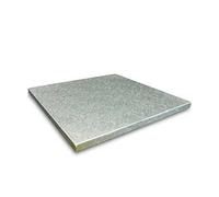 Piatto SottoTorta rigido vassoio QUADRATO 45x45cm - CAKE BOARD argentato - H 1,2cm- ideale come decoro per trasportare e portare torte decorate con il cake design e con sculture in pasta di zucchero