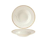 Piatto Stonecast Barl White Pasta 24 Bianco Churchill