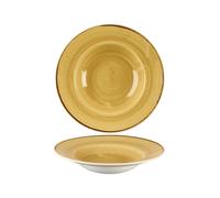 Piatto Stonecast Must Pasta 24 Giallo Churchill