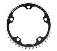 Piatto strada 5bra d.130 stronglight 42dts triplo medio nero alluminio 7075 tipo