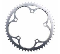 Piatto strada 5bra d.135 miche 52dts esterno per campagnolo nero (asse quadrato)