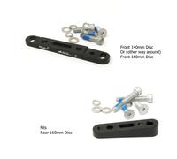 Piatto Supporto Disco Freno a Adattatore Bici da Strada 140 160 Anteriore Rear