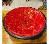 Piatto Svuota Tasche Mosaico Vetro Centro Tavola