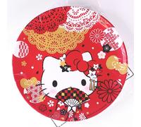 Piatto Tea Time Personaggi Hello Kitty Sanrio Giapponese dal Giappone F/S