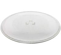 Piatto universale per microonde, girevole, in vetro, con 3 fissaggi, da 255 mm
