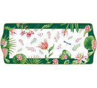 PIATTO VASSOIO IN PORCELLANA 35x15 cm BOTANIC EASY LIFE