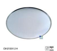 PIATTO VASSOIO TEGLIA TEGAME PER PIZZA IN ALLUMINIO DIAM. CM 50X1,5 H