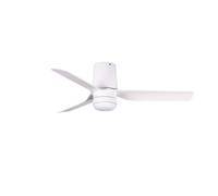 Piatto Ventilatore Con LED Luce e Telecomando Mini Punt Tub Dc Bianco [EEK: F]