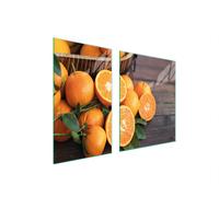 PIATTO VETRO e TAGLIERE 100x52 FRUTTA