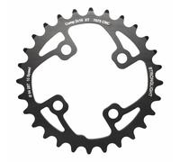 Piatto vtt 4bra d.64 per shimano xt m785 stronglight doppio 28dts interno nero (
