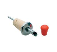 Piazza 500004 Tappo versatore, Acciaio Inox e Sughero, Marrone, 4 Pezzi, 4 unità