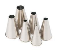 PIAZZA - 6 Beccucci Sac a Poche Riutilizzabili in Acciaio Inox Per Realizzare De
