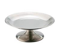 PIAZZA Alzata per Dolci - in Acciaio Inox - 24X9Cm
