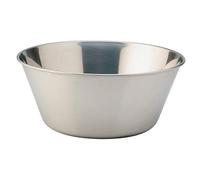 PIAZZA Bacinella per Pasticceria e Cucina - Bordata - in Acciaio Inox - 21X10Cm
