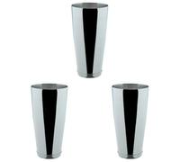 PIAZZA Boston Shaker in Acciaio Inox - 900Ml (Confezione da 3)