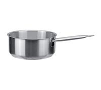 PIAZZA Casseruola Media in Acciaio Inox con 1 Manico - Collezione Chef - Diametro 24 Cm