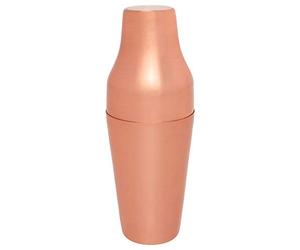 PIAZZA Cocktail Shaker a 2 Pezzi - in Acciaio Ramato, 600 ml