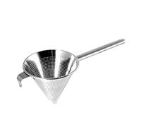Piazza - Colino Cinese Acciaio Inox Piccolo 16 Cm - Setaccio da Cucina a Cono Forato per Alimenti (Sughi, Salse, Creme, Pasta, Riso) Aggiungilo al Tuo Set Utensili da Cucina