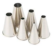 PIAZZA Confezione 2 Pezzi Bocchette per Decorazione con Foro Tondo - in Acciaio Inox - Diametro 13 mm
