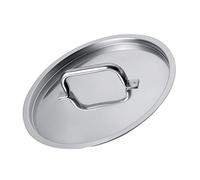 PIAZZA Coperchio, Acciaio Inossidabile, Silver, Diametro 16 cm