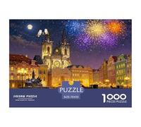 Piazza della Città Vecchia di Praga Puzzle in Legno Impermeabile Puzzles Da 1000 Pezzi Regali Per Adulti Impossibili Giochi Di Impegnativi