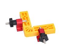 Piazza di lavorazione del legno 120x120 mm Plastica pieghevole di plastica a 90 gradi quadrati angolare destra pinze gialle per utensile per la lavorazione del legno