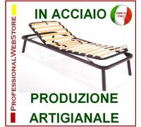 PIAZZA E MEZZO LETTO ORTOPEDICO RECLINABILE RETE RETI 120 X 190 195 200 LETTI