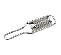 PIAZZA - Grattugia Formaggio Manuale in Acciaio Inox - Lama Universale 13cm - Ideale anche per Verdure, Limone, Mela, Patate, Carote, Agrumi