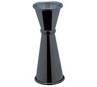 Piazza jigger in acciaio color grafite japan stile 25/50ml - nero acciaio inox 475542