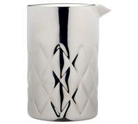 PIAZZA Mixing Glass Double Wall In Acciaio Satinato 535Ml