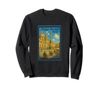 Piazza Navona Roma Italia 50 Vintage Poster Art Graphic Felpa