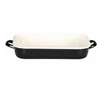 Piazza Padella 32cm Smalto Piatto da Forno Stampo Arrosto Cottura Roaster Cucina