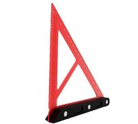 Piazza per la lavorazione del legno, strumento di misurazione per architettura, lavorazione del legno Rafter quadrato in lega di alluminio con fori di precisione per misurazione e disegno