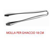 Piazza - Pinza per Ghiaccio in Acciaio Inox - SPEDIZIONE GRATUITA