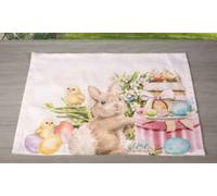PIAZZA PITTI CAVALIERI SET 2 AMERICANE 36x50cm 100% COTONE ART.BUNNIES