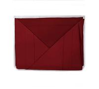 Piazza Pitti Firenze BIBIHOME - Completo letto Audrey in cotone colore BORDEAUX (245 x 290 cm)