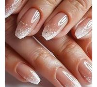 Piazza Premere Su Unghie Gradienti Unghie Finte Colle Su Acrilico Artificiale 24pcs Stick Per Le Donne Ragazze Colle Acriliche Unghie