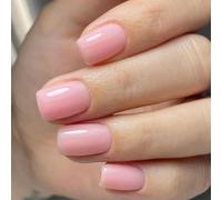 Piazza Press On Nails Fake Pinkness Colle Su Acrilico Artificiale 24pcs Stick On Per Donne Ragazze Colle Acriliche Su Unghie Per Le Donne Trasparente