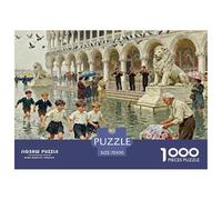 Piazza San Marco Puzzle in Legno Impermeabile Puzzles Da 1000 Pezzi Per Adulti Impossibili Giochi Educativi