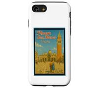 Piazza San Marco Venezia Italia 50s Vintage Poster Art Graphic Custodia per iPhone SE (2020) / 7 / 8