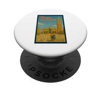 Piazza San Marco Venezia Italia 50s Vintage Poster Art Graphic PopSockets PopGrip Adesivo