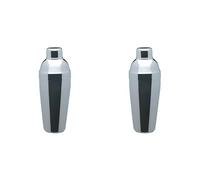 PIAZZA Shaker a 3 Pezzi In Acciaio Inox - 250Ml (Confezione da 2)