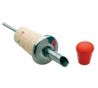 Piazza 500004 Tappo versatore, Acciaio Inox e Sughero, Marrone, 4 Pezzi, 4 unità