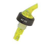 PIAZZA Tappo Versatore Metrico in Plastica - Confezione da 3 Pezzi - 40 ml, Giallo