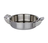 PIAZZA Tegame in Acciaio - Collezione 3-Ply - 16 x 3 cm